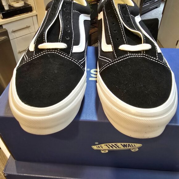 New Vans Premium Old Skool 36 LX Black/White Sneakers Low-Top Shoes MENS SZ 10 - Picture 4 of 9
